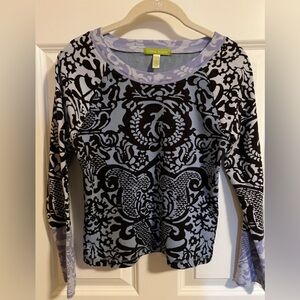 EUC Sigrid Olsen 100% cotton top. Size Petite Medium